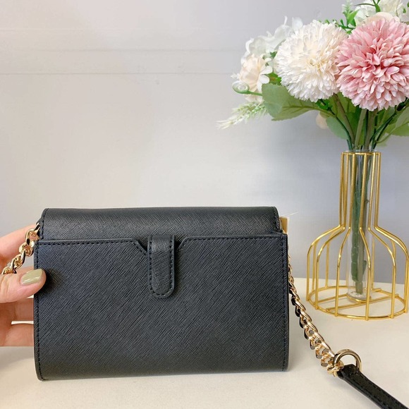 Michael Kors 35S0GTVC2L Jet Set Travel Medium Phone Crossbody Pebbled Leather - Picture 2 of 6